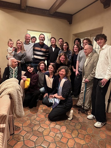 Entire Ziering Family At Hannukah Grandmas House 12 28 2024