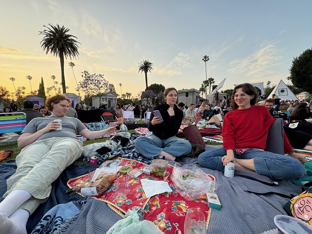 Jacob Hannah Cosima Cinespia Blue Velvet Screening 05 31 2025